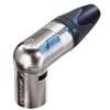 Connettore XLR 3p (M) Neutrik Nc-3mrx, angolato.